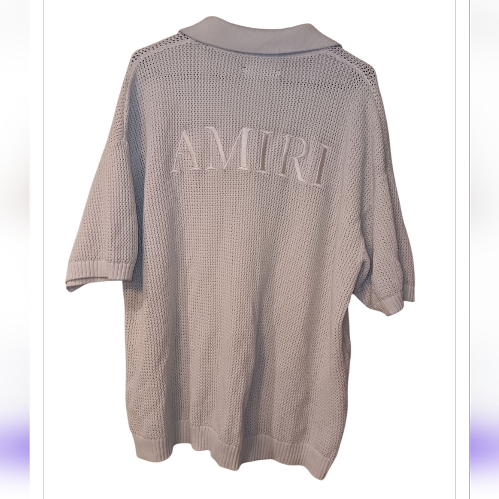 AMIRI CROCHET MESH SHIRT Sz XL Men
